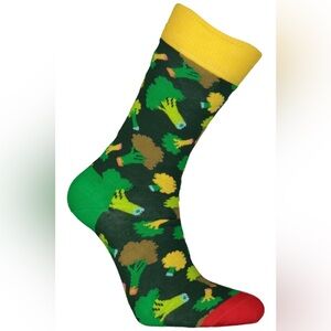 NWT Happy Socks Broccoli Green Multicolor Socks
